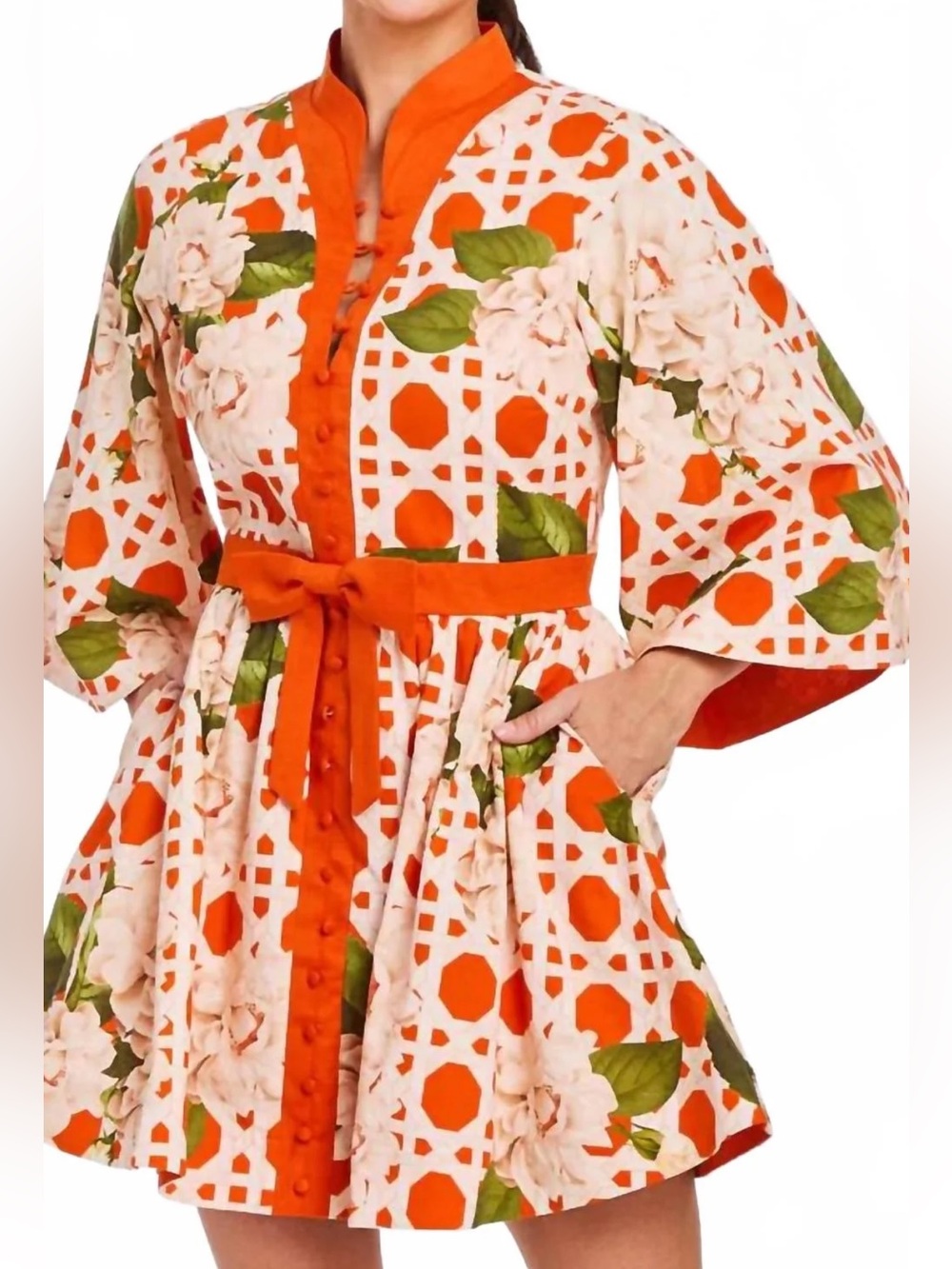 Mestiza Carmen Mini Dress in Sun-kissed Ivory - Picture 2 of 5